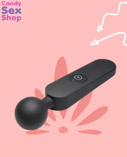 272.  Lilo   Ares Vibrator Wand    Black (ja7007) (3)