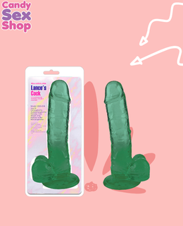 291. Lance´s Cock Jelly Dildo Mediano   Verde (ja8251)
