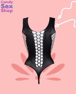 78.  (bo) Contrast Fence Net Teddy (ja6565) (3)