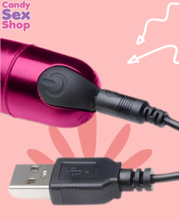 200.  Bang! 10x Slim Metallic Bullet   Pink (ja6484) (2)