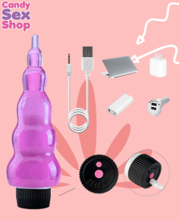 374. Vibrator Gel Rechargeable   Purple   Qsdz 018 R (ja8536) (3)