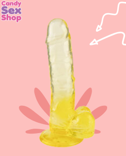 287. Lance´s Cock Jelly Dildo Grande – Yellow (ja8250)