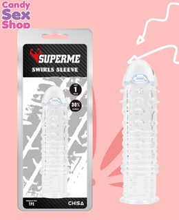 5.  Swirls Sleeve Superme Clear Chisa (ja3220)