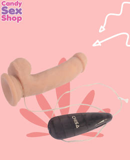 175.  Basics Realistic Dildo Vibrator (ja6230) (4)