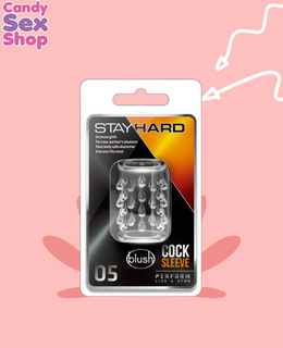 107.  Stay Hard   Cock Sleeve 05   Clear (ja6492)