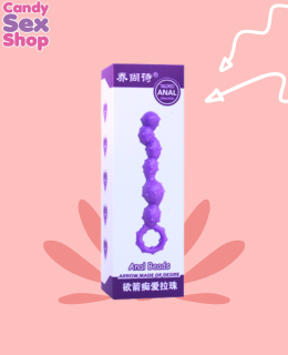 23.  Anal Beads Purple   010 (ja6704)