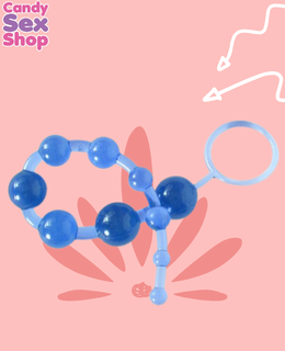 4. Sassy Anal Beads Blue Hi Basic (ja3434) (4)