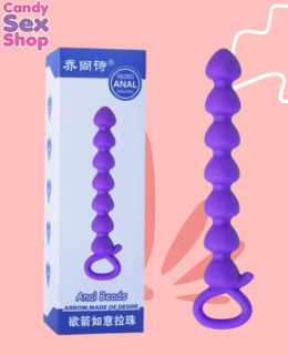 20.  Anal Beads Purple   089 (ja6604)