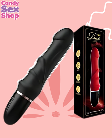 329. Louis Rechargeable Vibrator   Black (ja8142)