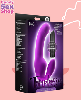 64.temptasia   Cyrus   Strapless Silicone Dildo – Purple (ja7234)