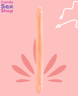 371. Dildo Double Ended 17 Inch Flesh (ja8827) (5)
