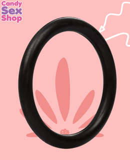 33.  Black Rubber Ring   Medium (ja5379)  (3)