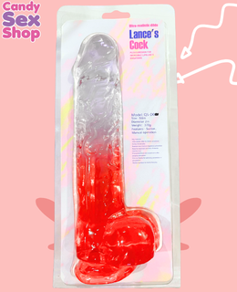 146.  Lance´s Cock 9.6 Inch – Red (ja6954)