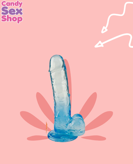 250. Lance´s Cock Jelly Dildo Mediano – Azul (ja7910) (2)