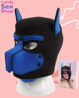 147. Puppy Hood Mask – Blue (ja8765)