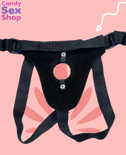 04 Arnes De Piel Modelo Suspensorio   Rosa(gladiador) (ja5342) (2)